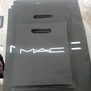 MAC COSMETICS LOGO SHOPPING BAGS.